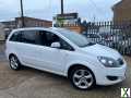 Photo VAUXHALL ZAFIRA EXCLUSIV 1.6 7 SEATER ONLY 66,000 MILES White Manual Petrol, 201
