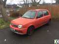 Photo Nissan micra 998cc 5dr in red for export cheap look