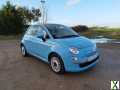 Photo 2012 FIAT 500 LOUNGE 1.2 PETROL IN BABY BLUE  MOT MARCH 2024  ONLY 54.000 MILES