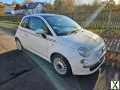Photo Fiat 500 in white, low mileage (24k), 2 previous owners. 2 keys. Full service history.