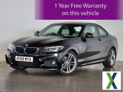 Photo 2018 BMW 2 Series BMW 2 Coupe 220i 2.0 M Sport 2dr Auto Oyster Leather Coupe Pet