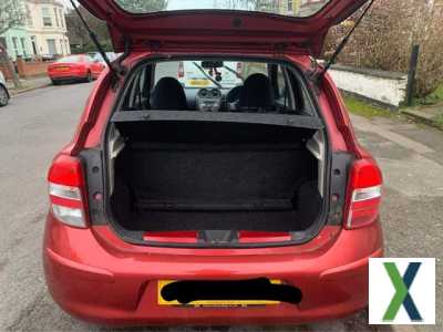 Photo Red Nissan Micra 2012