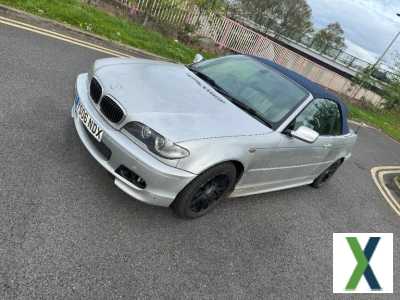 Photo 2006 Bmw 320D E46 M Sport Convertible 2doors Manual White Leathers Hpi Clear