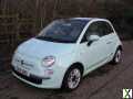 Photo 2015 Fiat 500 1.2 Lounge 3dr Mint Green 31k MIles FSH Years MOT Warranty HATCHBA