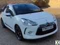 Photo CITROEN DS3 DSPORT PLUS 1.6 16v TURBO 155 BHP 2012 62 REG WHITE / LEATHER 3 DOORS 6 SPEED MANUAL 58K