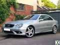 Photo MERCEDES BENZ CLK 220 CDI AMG SPORT AUTO 09 REG SILVER BLACK LEATHER