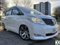 Photo 2010 TOYOTA ALPHARD White 2.4 Petrol 8 Seater Black Leather Cover Sensors Alloys