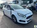 Photo 2018 FORD S -MAX TITANIUM WHITE MPV 7 SEATER 2.0 DIESEL DAMAGED SALVAGE