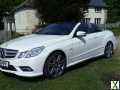 Photo Mercedes-Benz E220 CDI AMG convertible blue efficiency