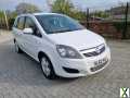 Photo Ulez, 7 seats, Vauxhall Zafira 2012, 1.6 Petrol,