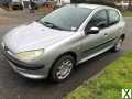 Photo AUTOMATIC 2002 Peugeot 206 1.2 5DR 96k Vosa history ULEZ FREE IDEAL NEW DRIVER Cheap runner BARGAIN