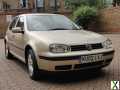 Photo VOLKSWAGEN GOLF 1.9 TDI S 2002 02 REG MET GOLD 5 DOOR HATCH 5 SPEED MANUAL PAS 199K MILES SUPERB