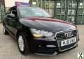 Photo 2012 AUDI A1 BLACK 1.2 TFSI FULL MOT 3 DOOR ALLOY WHEELS A/C FREE TAX