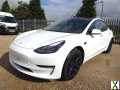 Photo 2021 71 REG TESLA MODEL 3 LONG RANGE AWD ELECTRIC AUTO DAMAGED SALVAGE