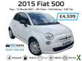 Photo 2015 Fiat 500 1.2 Pop 3dr, 12 Month MOT, Full History, 35 Pound Tax, Ideal 1st C