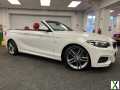 Photo STUNNING BMW 218D M SPORT CONVERTIBLE 6 SPD MAN EURO 6 WHITE & RED LEATHER