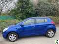 Photo HYUNDAI I20 1.2 COMFORT 09 REG BLUE 5 DOOR 12 MONTHS MOT TAX £160 YEAR LOW INSURANCE 50+MPG