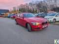 Photo BMW 1 SERIES 1.6 114d ES 5 door Sports Hatch Red Manual Diesel 2013