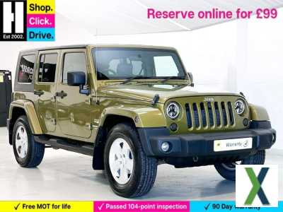 Photo 2009 Jeep Wrangler 2.8 CRD Sahara Unlimited Auto 4WD Euro 4 4dr CONVERTIBLE Dies