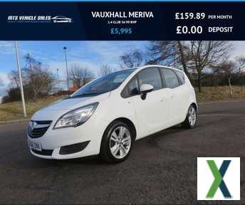 Photo VAUXHALL MERIVA 1.4 CLUB,12016-17*Alloys,Air Con,Bluetooth,Cruise Control,F.S.H