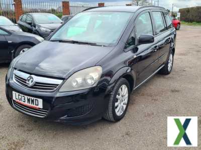 Photo Vauxhall Zafira 1.6i VVTi 7 Seater Exclusive MPV Air Con Aux-in PAS ABS TC EW