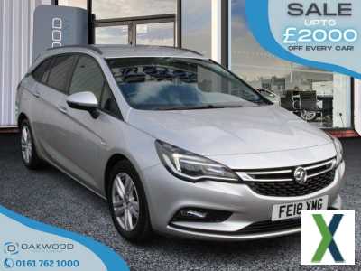 Photo 2018 Vauxhall Astra 1.6 CDTi ecoTEC BlueInjection Tech Line Nav Sports Tourer 5d