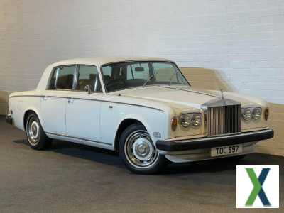 Photo CLASSIC WHITE 1975 ROLLS ROYCE SILVER SHADOW II AUTOMATIC 6.8 PETROL V8 SALOON