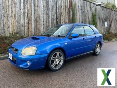 Photo 2003 SUBARU IMPREZA 2.0 WRX TURBO ESTATE IN BLUE LONG M.O.T READY TO GO