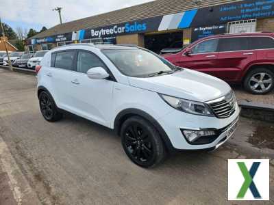 Photo KIA SPORTAGE CRDI KX-3 SAT NAV White Auto Diesel, 2013