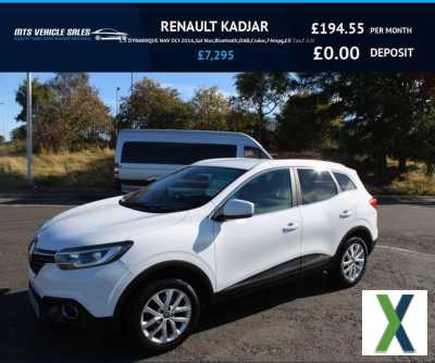 Photo RENAULT KADJAR 1.5 DYNAMIQUE NAV DCI 2016,Sat Nav,Bluetooth,DAB,Cruise,74mpg,£0 Tax,F.S.H,Ulez OK